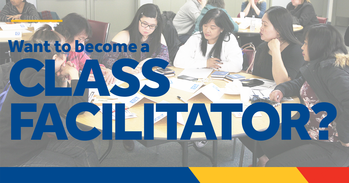 WANT TO BECOME A CLASS FACILITATOR?